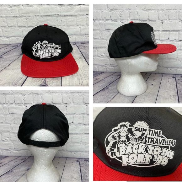 Vintage Hat The Edmonton Sun Time Travellers Back to The Fort '96 Cap Small Size - Picture 2 of 4